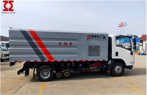Water Clean Sweeper Vrachtwagen