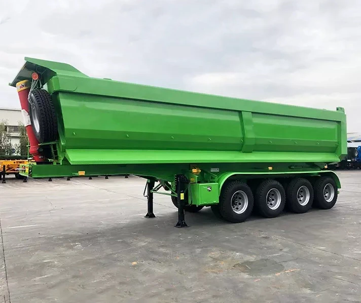 Aanhangwagen aan de zijkant