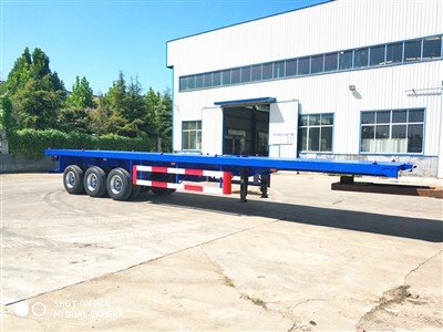 40ft container dieplader aanhangwagen