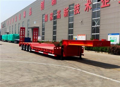 60tons oplegger met laag bed