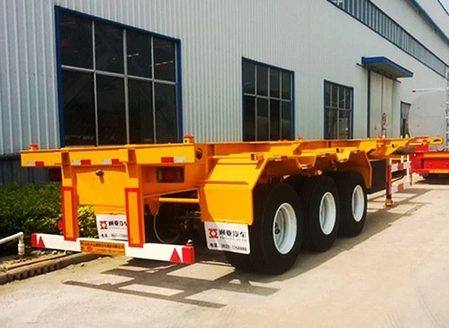 Chinese fabrikant TONGYA 3-assig containerchassis