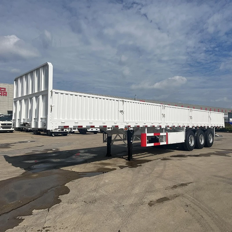 3axles zijwand semi -trailer