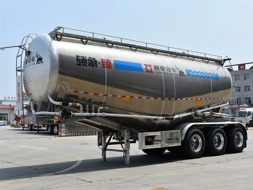 40T aluminium cement tanker semi -trailer
