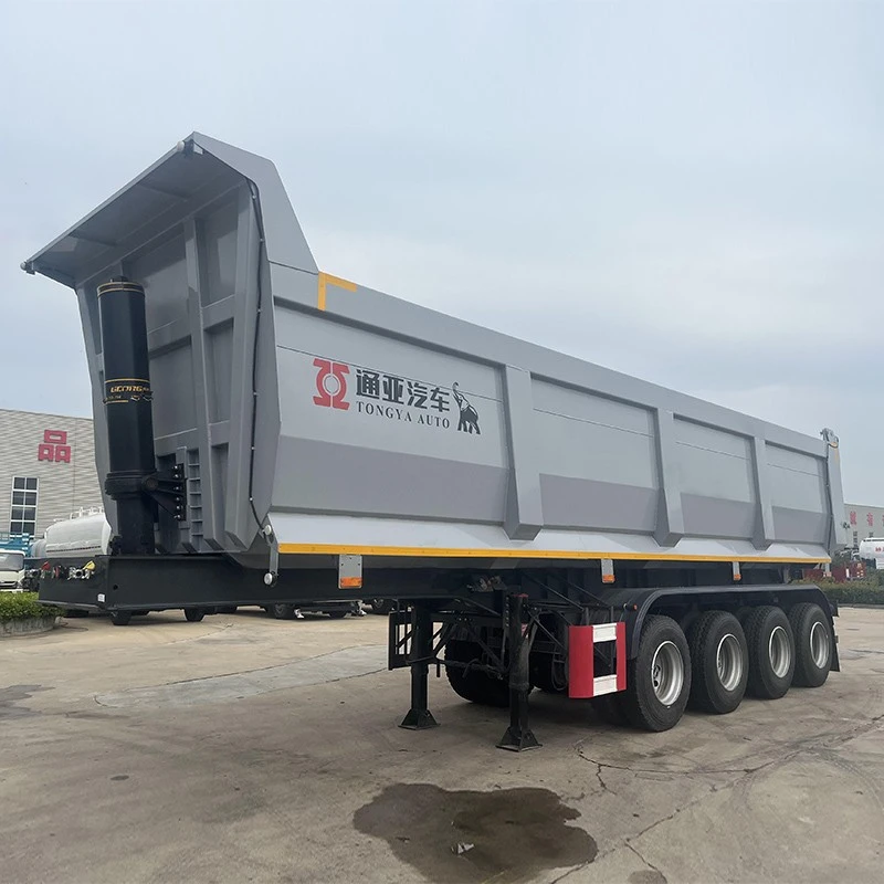 60T achterstorts semi -trailer met OTTC -certificering