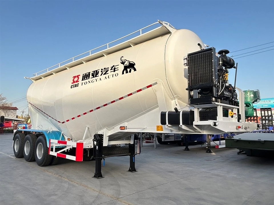 3-assige 40T bulkcementtanker oplegger