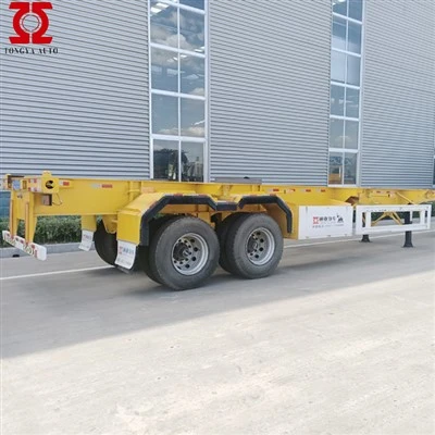 2 Axkes 40ft Container Aanhangwagen