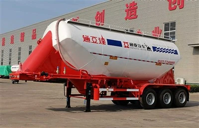 2 compartiment poedertransport semi -trailer