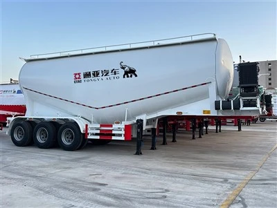 3-assige bulkcementtanker-oplegger met mechanische vering