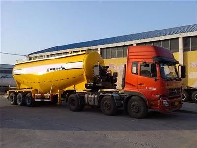 3 Axle Powder Tnker Semi Trailer te koop