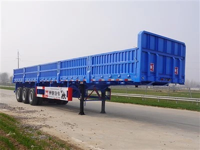 3 Axle zijwand semi -trailer