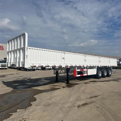 3axles zijwand semi -trailer