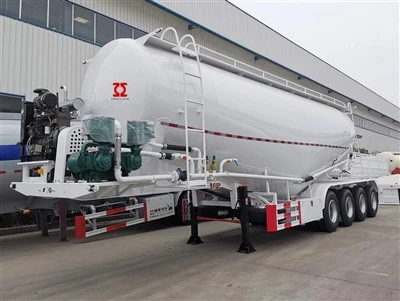 4 Axle 50m3 Bulkcement Tanker Semi -trailer