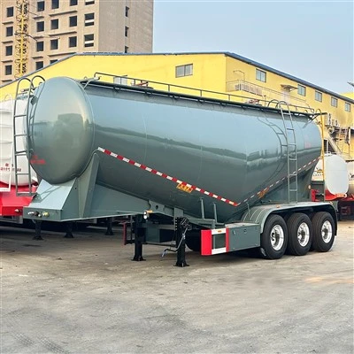 Bulkcementtanker oplegger voor poeder